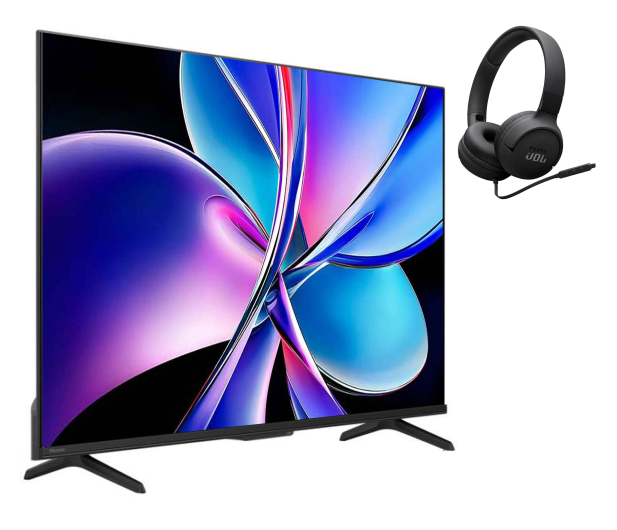 Hisense 50E7Q PRO 50" QLED 144 Hz 4K +SŁUCHAWKI NAUSZNE BT JBL TUNE - 1531998 - zdjęcie